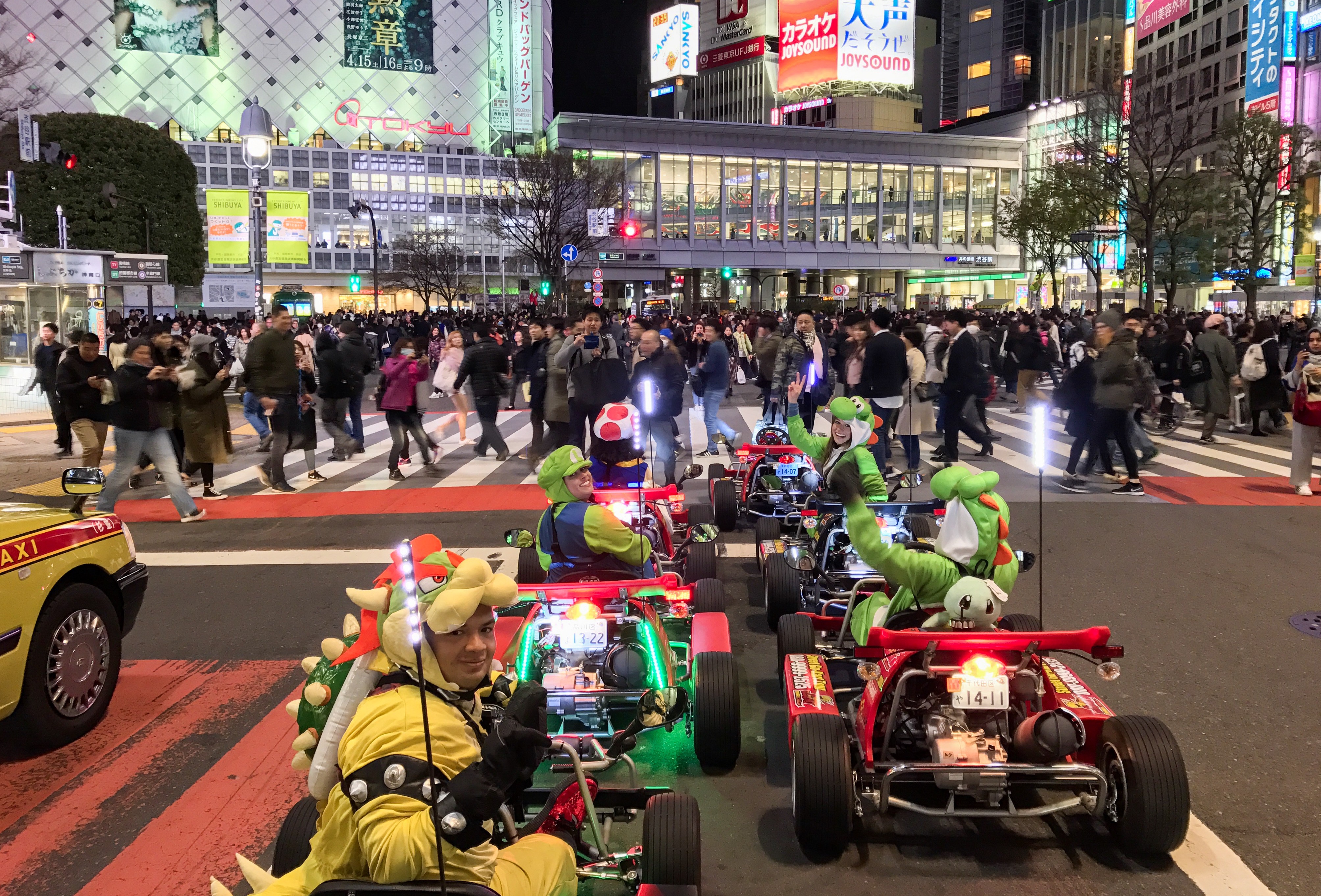 Real-Life Mario Karting in Tokyo, Japan